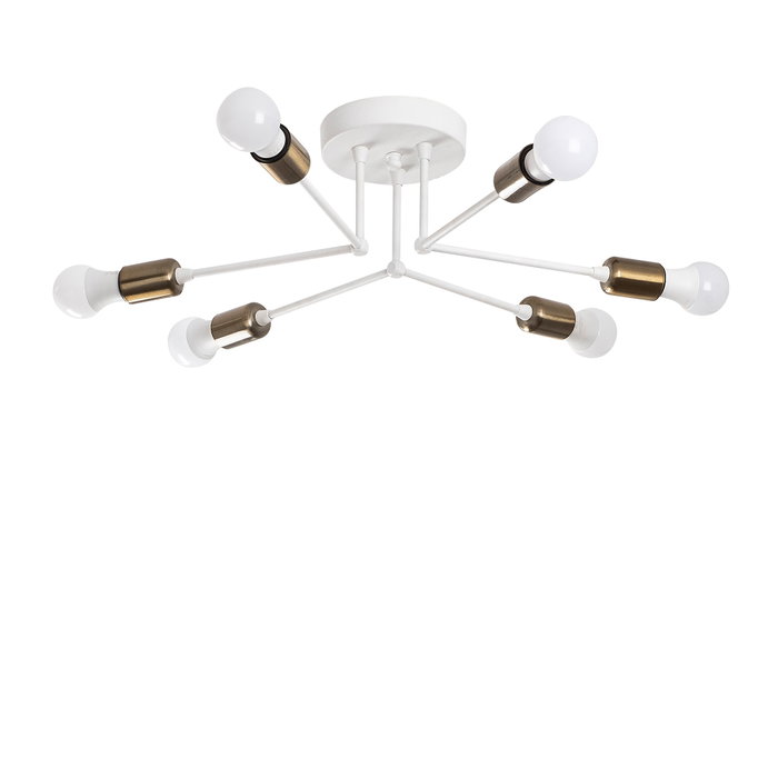 Opviq Sparrow - 1232 Lámpara de araña blanca de metal